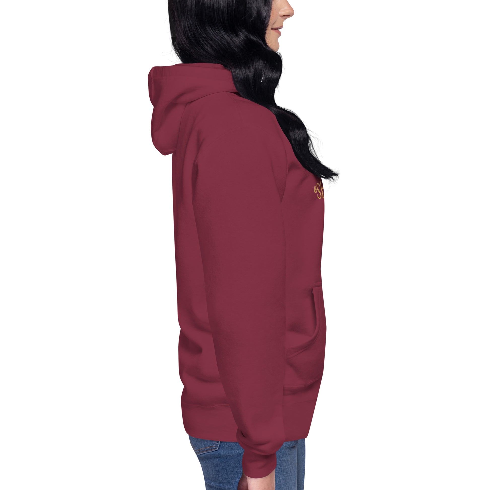 Shimmer UNIQUE TRENDY Design MUST SEE Back Side Unisex Hoodie by EraofInk