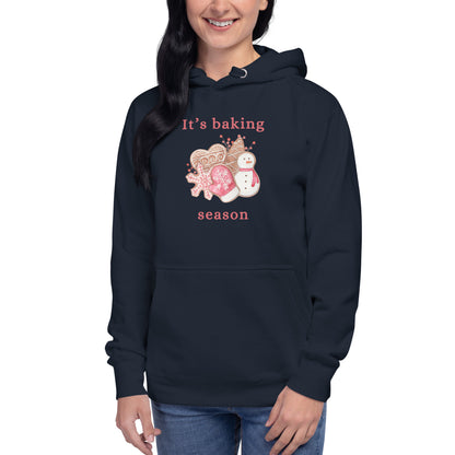 It's Baking Season Christmastime Unisex Hoodie by EraofInk