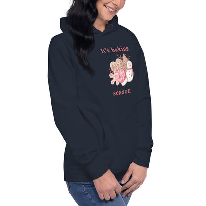 It's Baking Season Christmastime Unisex Hoodie by EraofInk