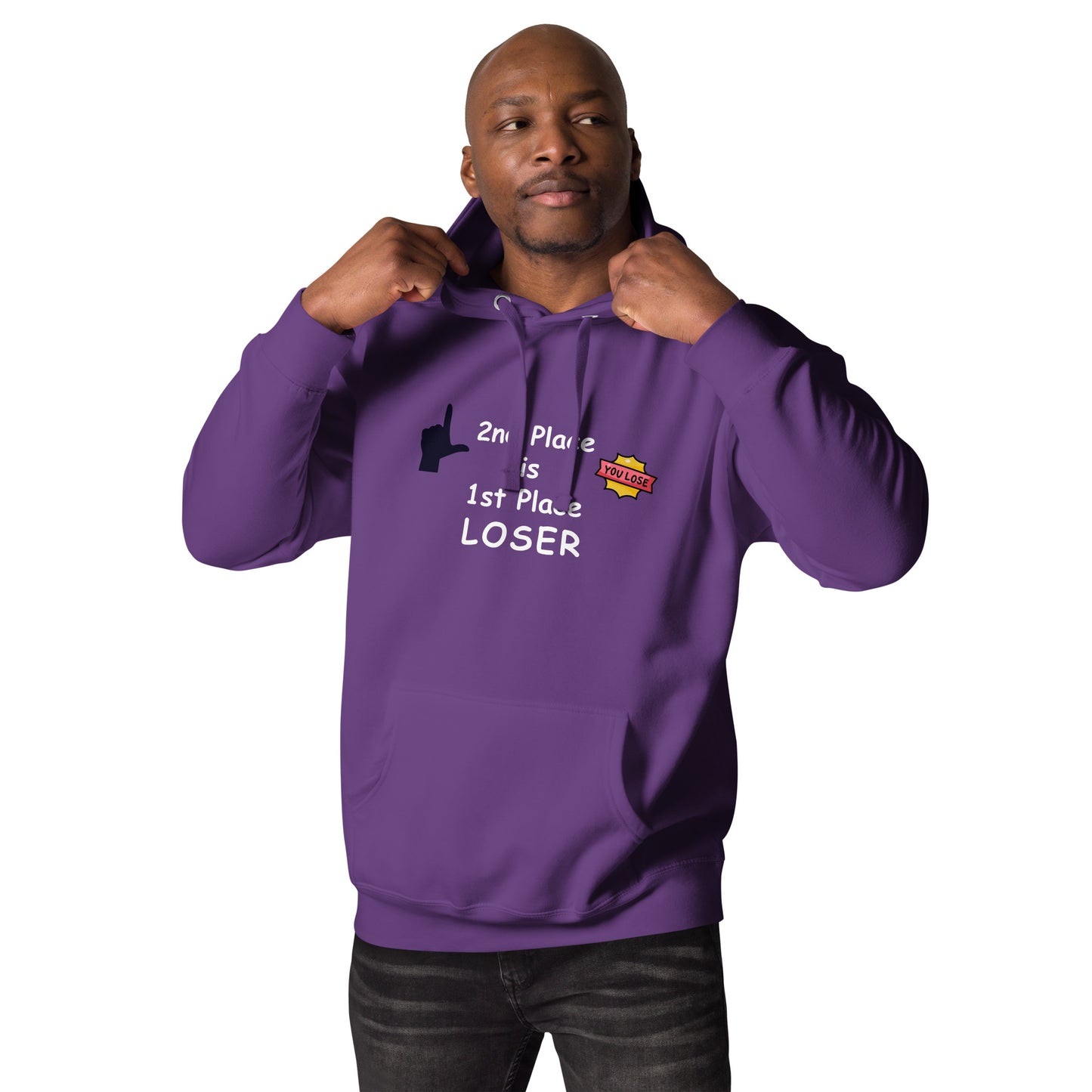 2nd Place is 1st Place Loser Unisex Hoodieby EraofInk