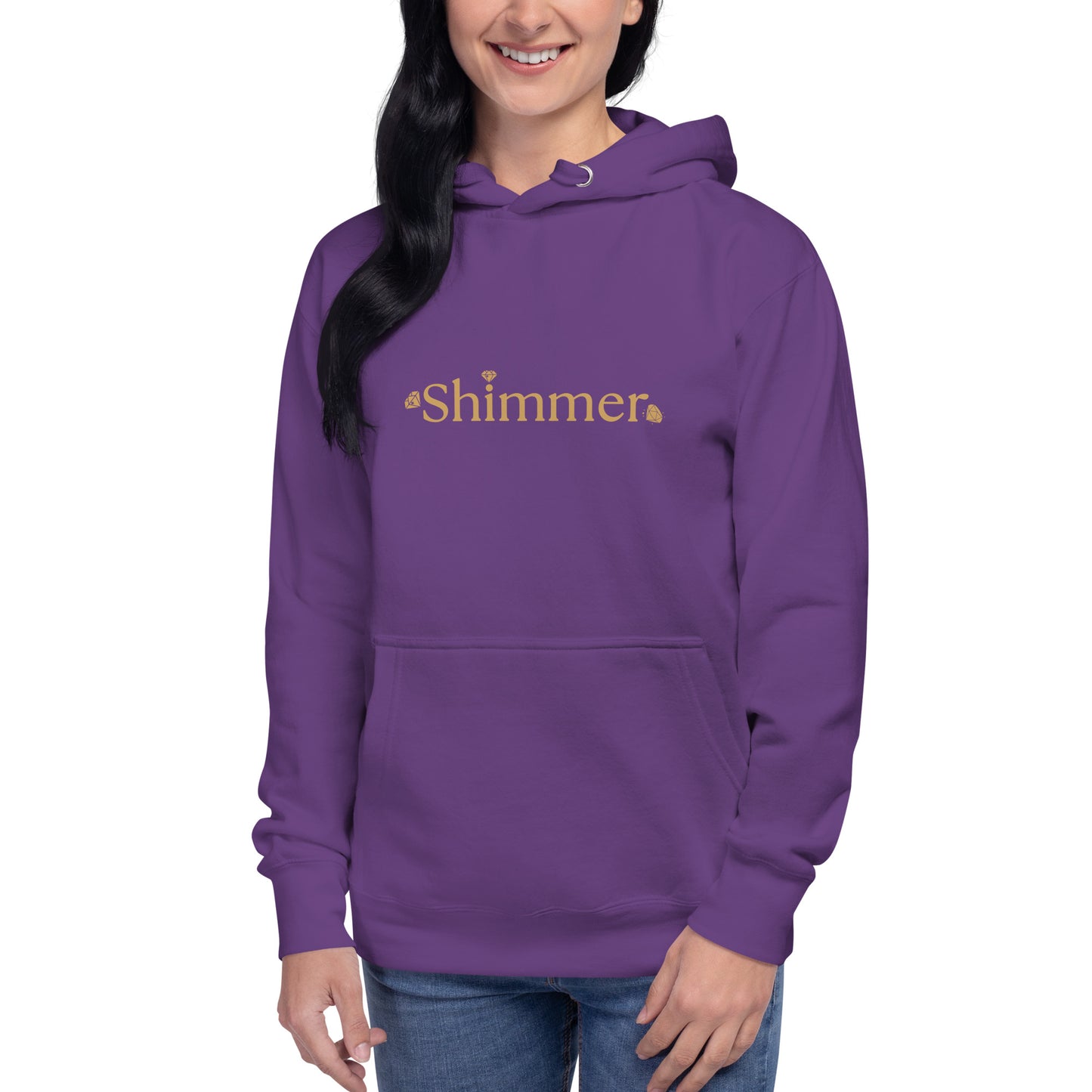 Shimmer UNIQUE TRENDY Design MUST SEE Back Side Unisex Hoodie by EraofInk