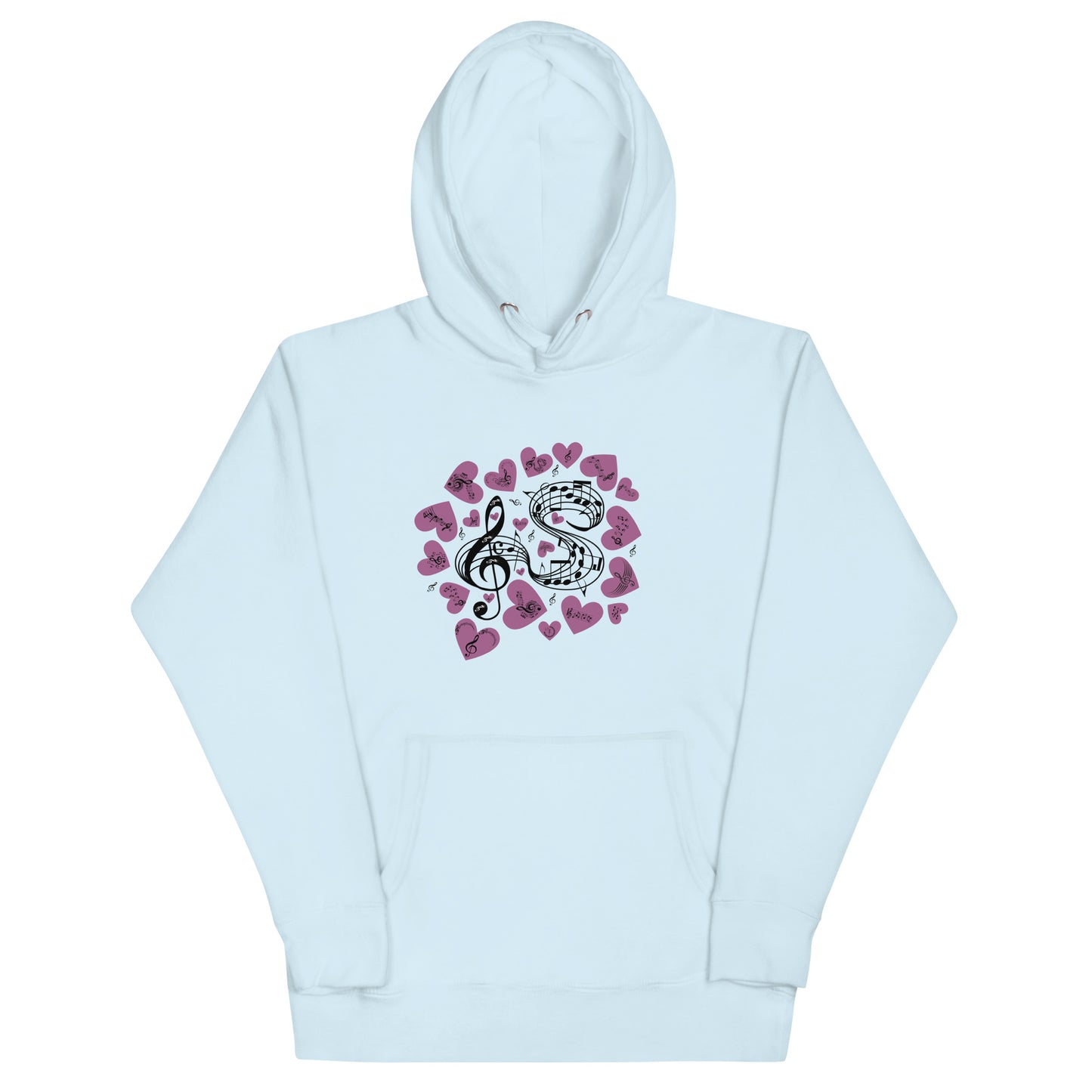 Music Is In My Heart Unisex Hoodie by EraofInk