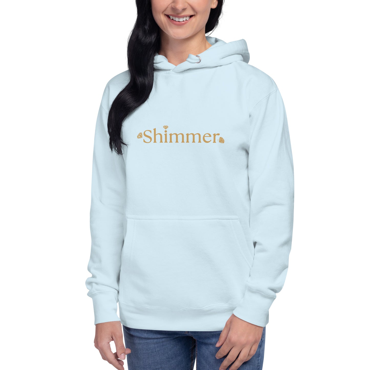 Shimmer UNIQUE TRENDY Design MUST SEE Back Side Unisex Hoodie by EraofInk