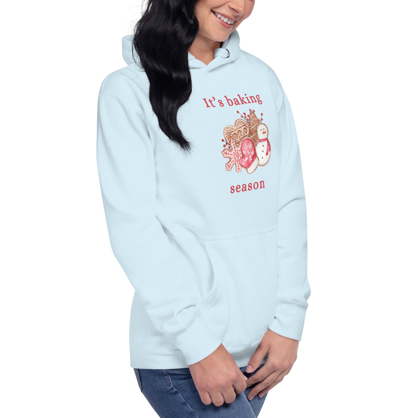 It's Baking Season Christmastime Unisex Hoodie by EraofInk
