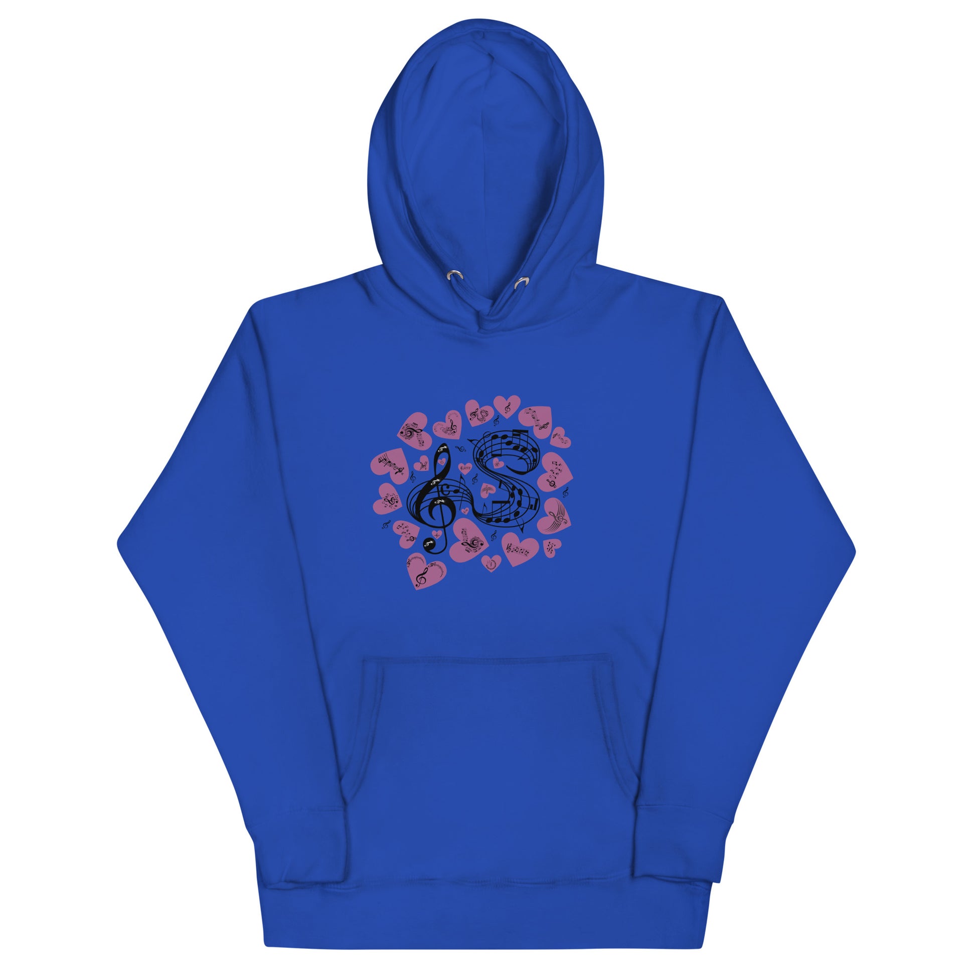 Music Is In My Heart Unisex Hoodie by EraofInk