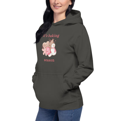 It's Baking Season Christmastime Unisex Hoodie by EraofInk