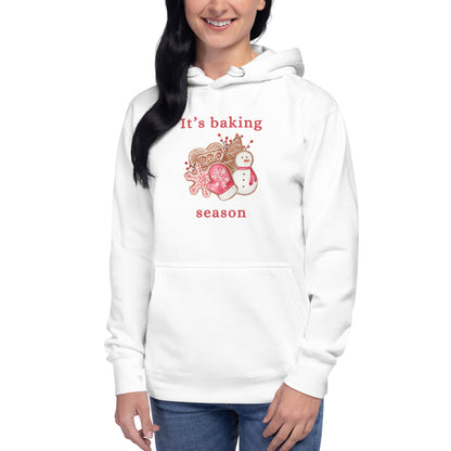 It's Baking Season Christmastime Unisex Hoodie by EraofInk