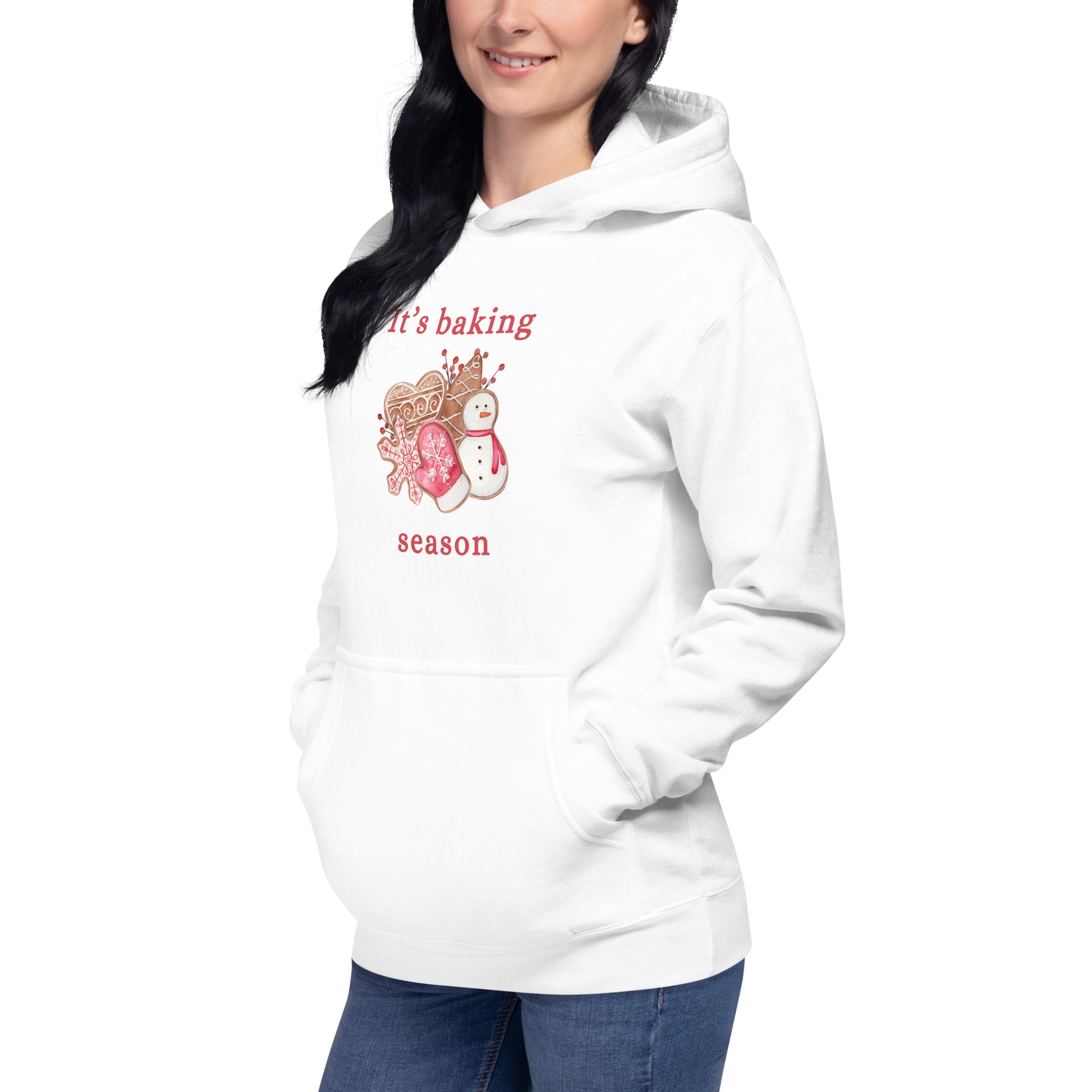 It's Baking Season Christmastime Unisex Hoodie by EraofInk