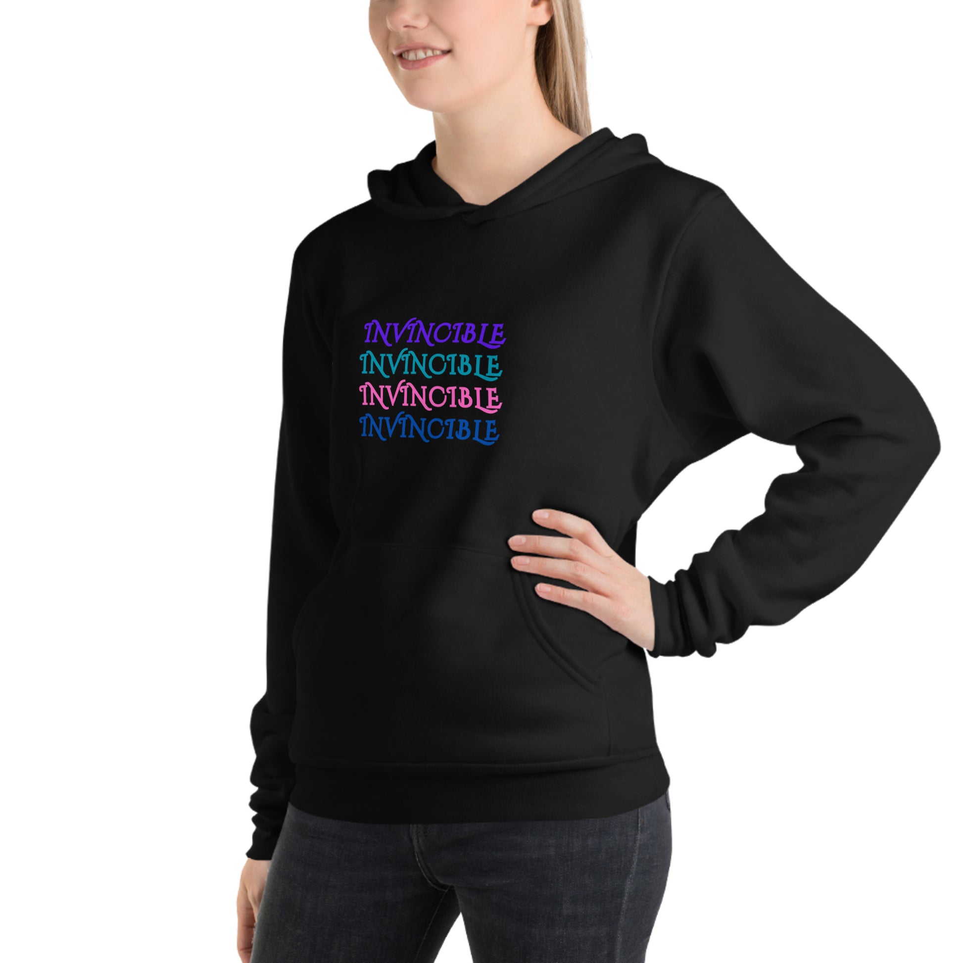 Invincible - Unisex hoodie - by RecreatingKrista