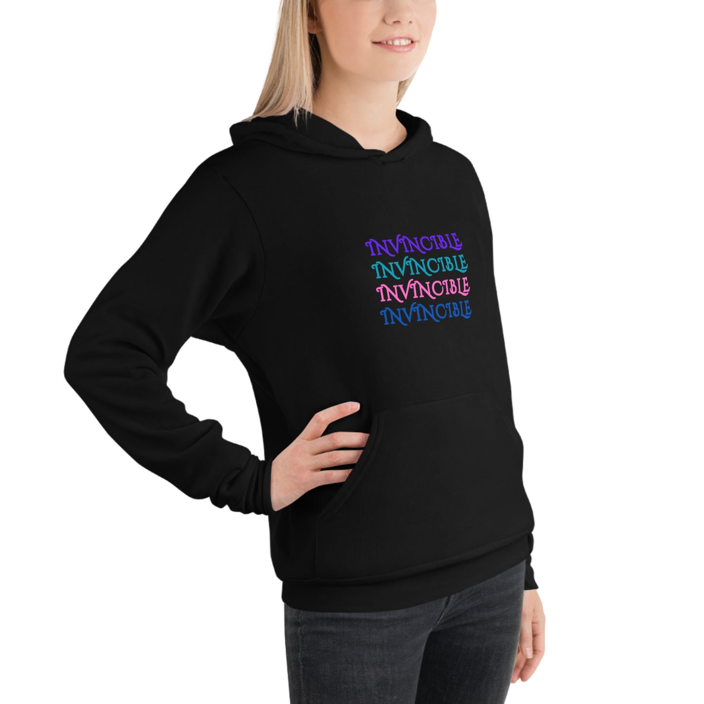 Invincible - Unisex hoodie - by RecreatingKrista