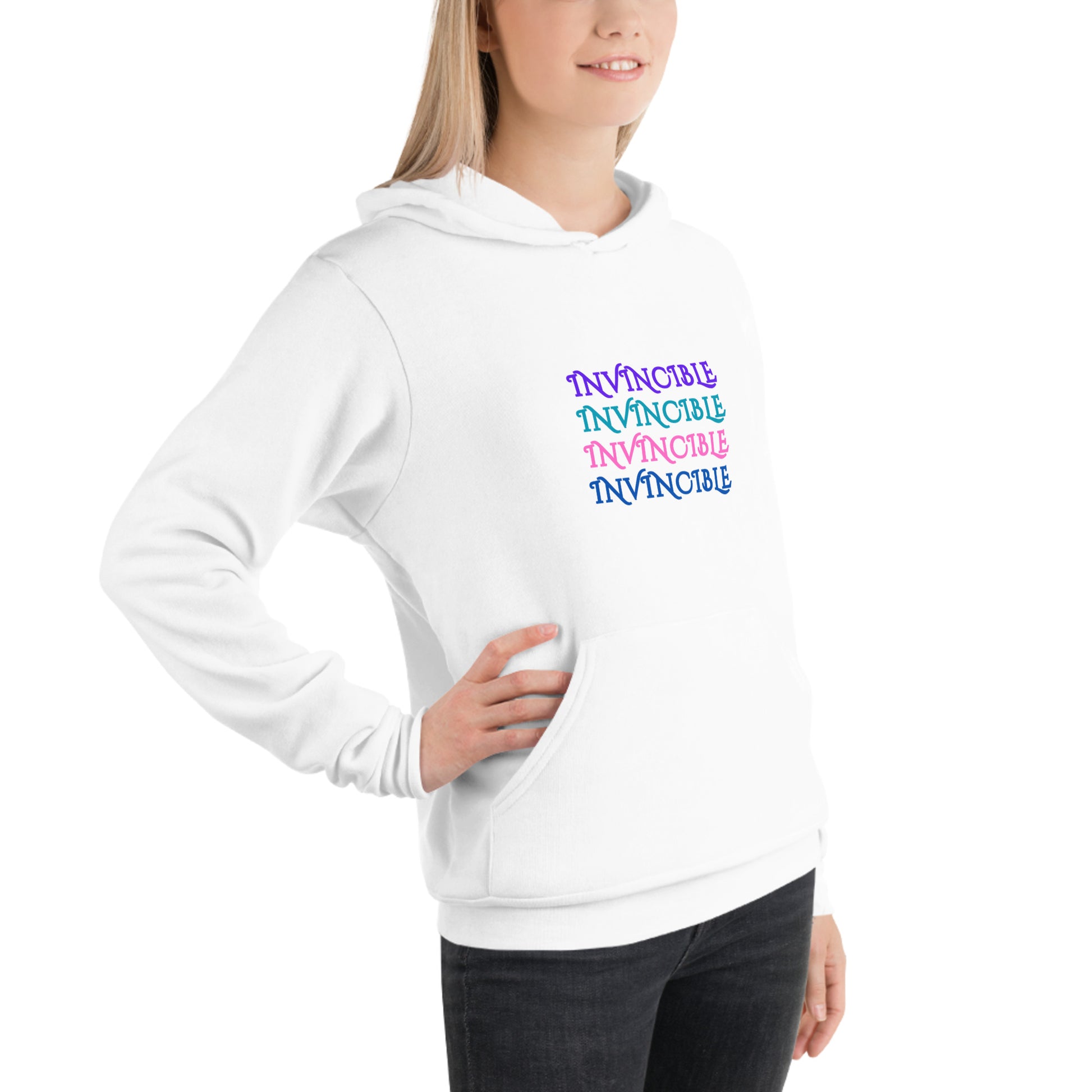 Invincible - Unisex hoodie - by RecreatingKrista