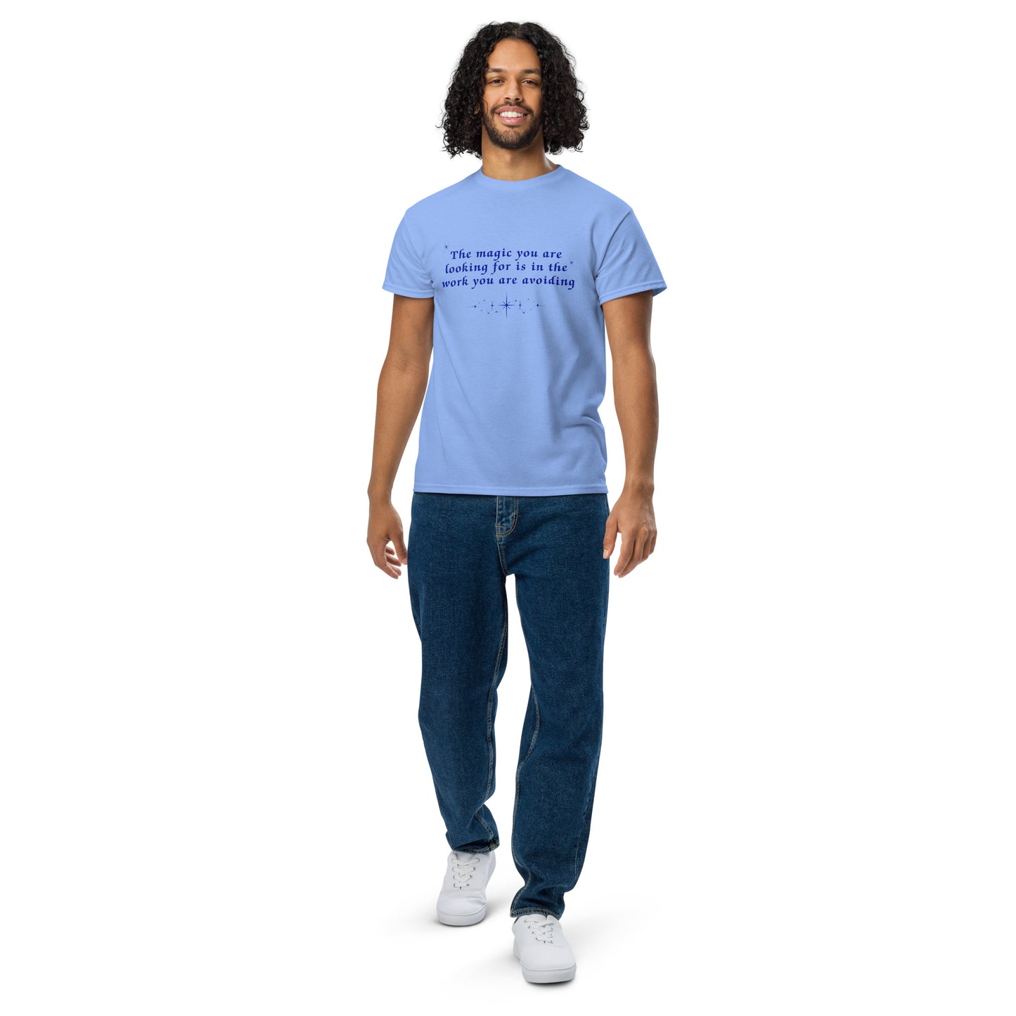 The Magic You Are Looking For is in the Work You Are Avoiding - DryBlend® Tee by RecreatingKrista