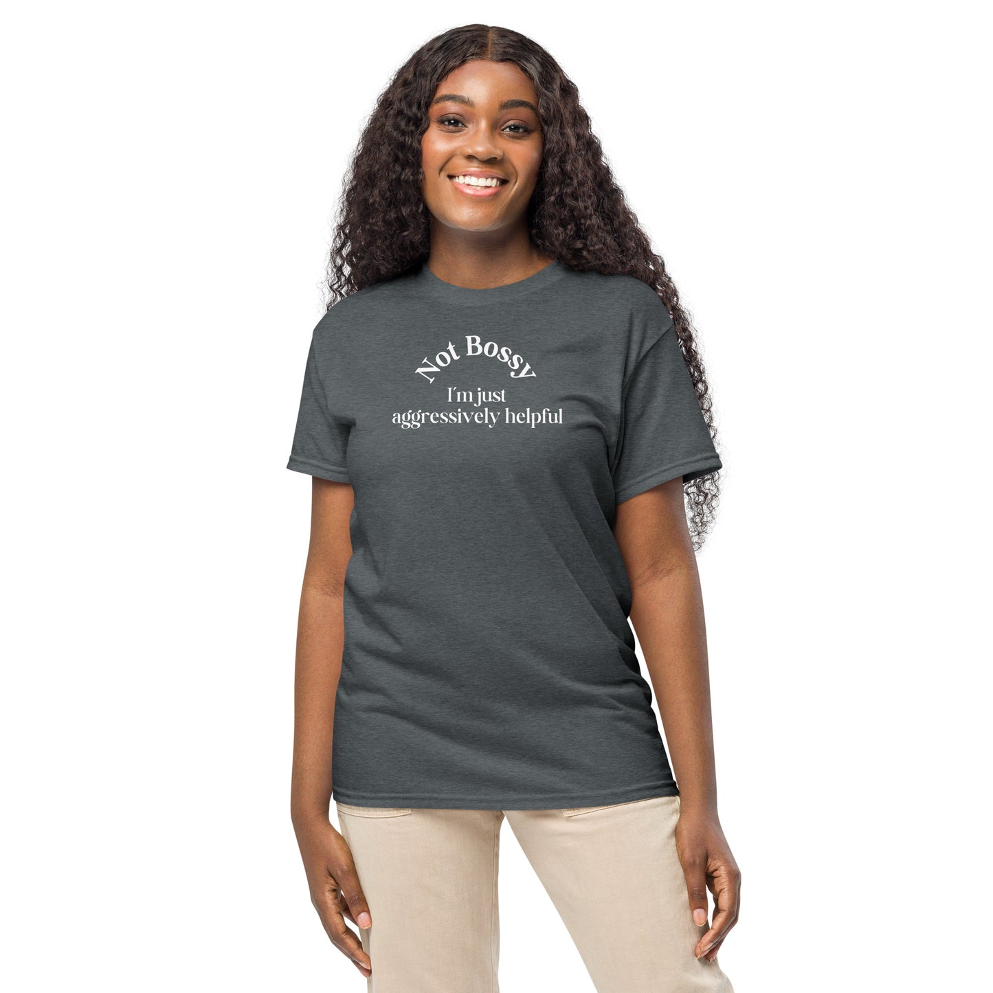 Bossy GIrl I'm Not Bossy I'm Aggressively Helpful DryBlend® Tee by EraofInk