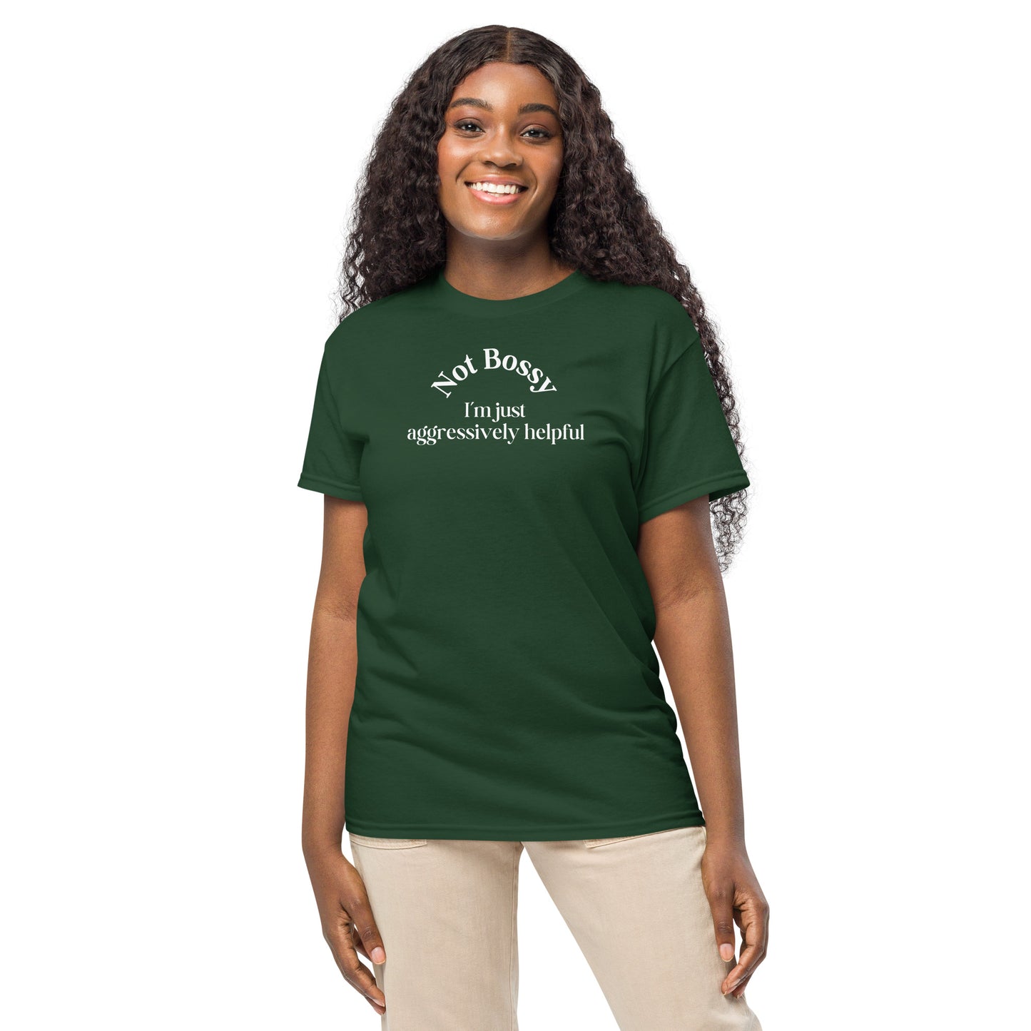 Bossy GIrl I'm Not Bossy I'm Aggressively Helpful DryBlend® Tee by EraofInk