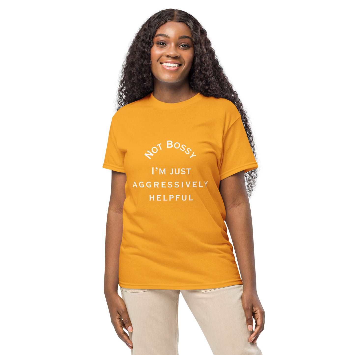 Not Bossy I'm Just Aggressively Helpful DryBlend® Tee by EraofInk