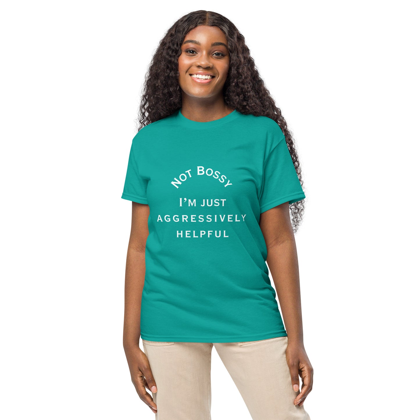 Not Bossy I'm Just Aggressively Helpful DryBlend® Tee by EraofInk