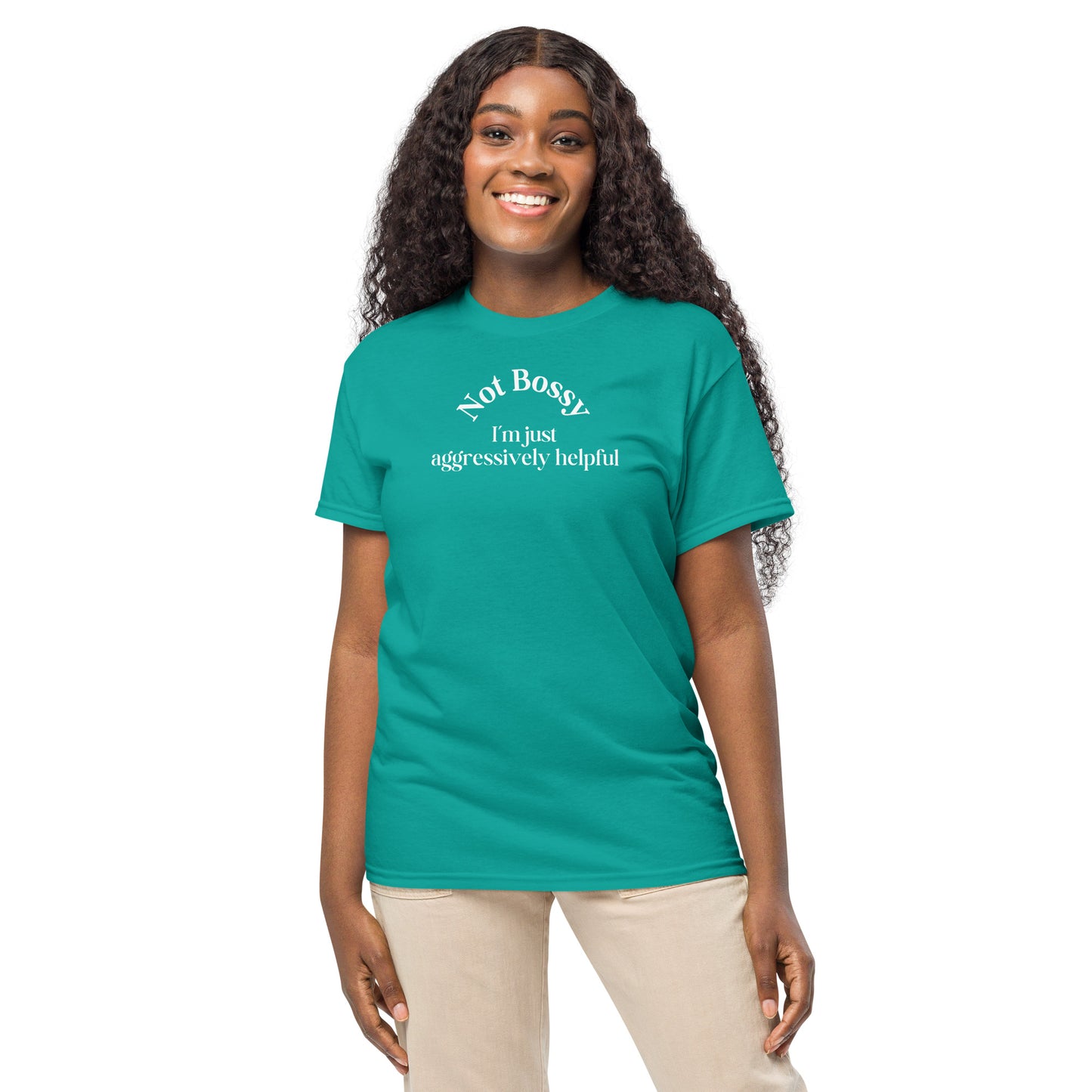 Bossy GIrl I'm Not Bossy I'm Aggressively Helpful DryBlend® Tee by EraofInk