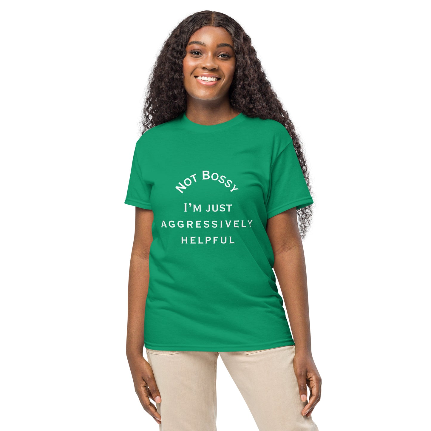 Not Bossy I'm Just Aggressively Helpful DryBlend® Tee by EraofInk