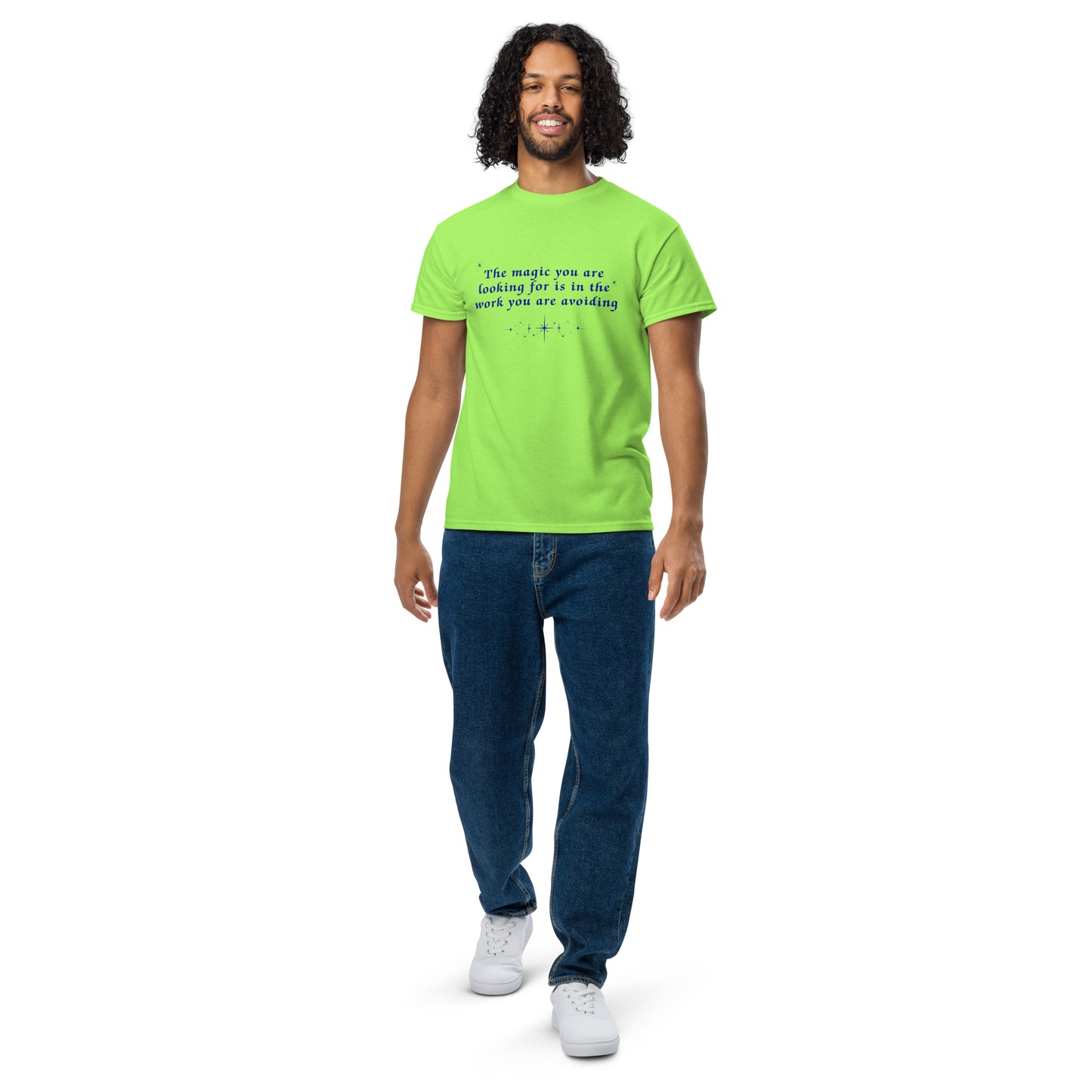 The Magic You Are Looking For is in the Work You Are Avoiding - DryBlend® Tee by RecreatingKrista