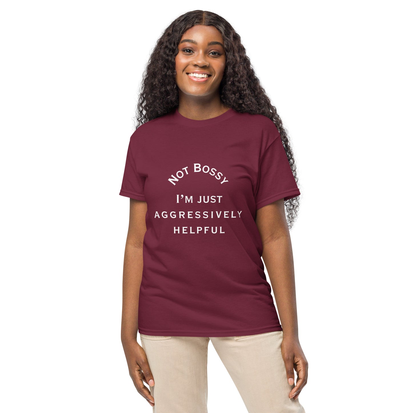 Not Bossy I'm Just Aggressively Helpful DryBlend® Tee by EraofInk