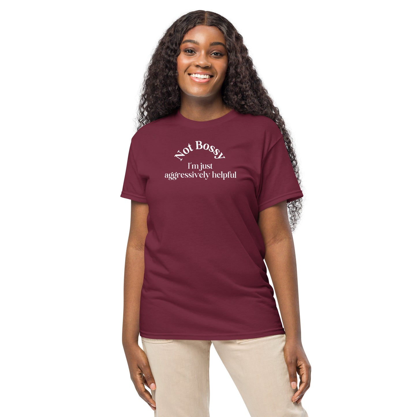 Bossy GIrl I'm Not Bossy I'm Aggressively Helpful DryBlend® Tee by EraofInk