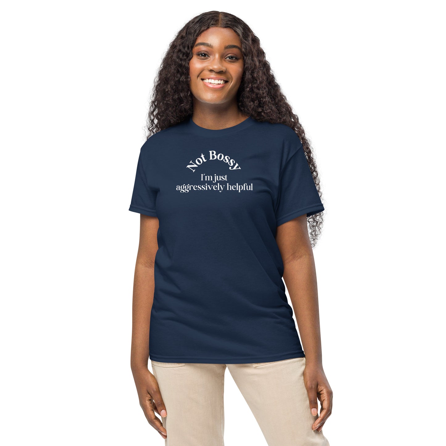 Bossy GIrl I'm Not Bossy I'm Aggressively Helpful DryBlend® Tee by EraofInk