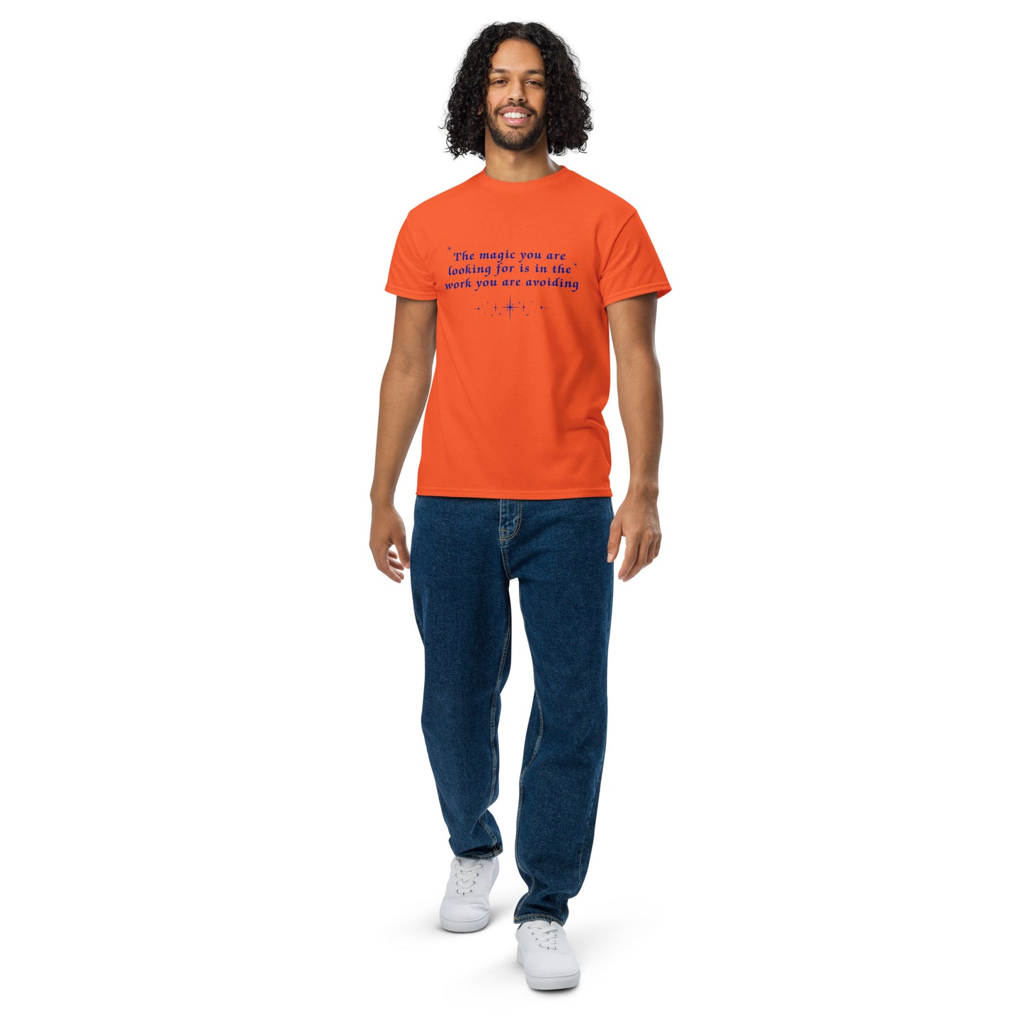 The Magic You Are Looking For is in the Work You Are Avoiding - DryBlend® Tee by RecreatingKrista