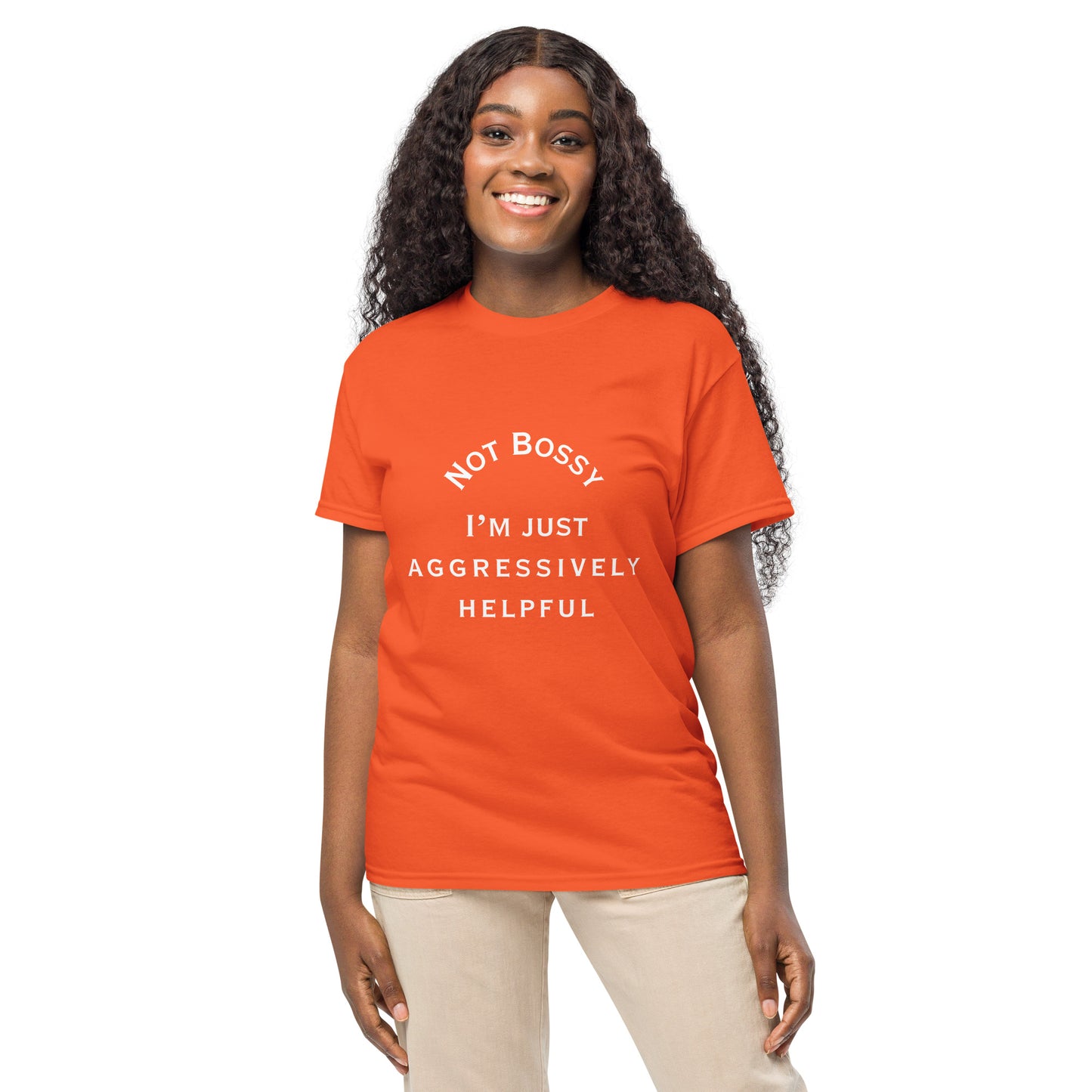 Not Bossy I'm Just Aggressively Helpful DryBlend® Tee by EraofInk