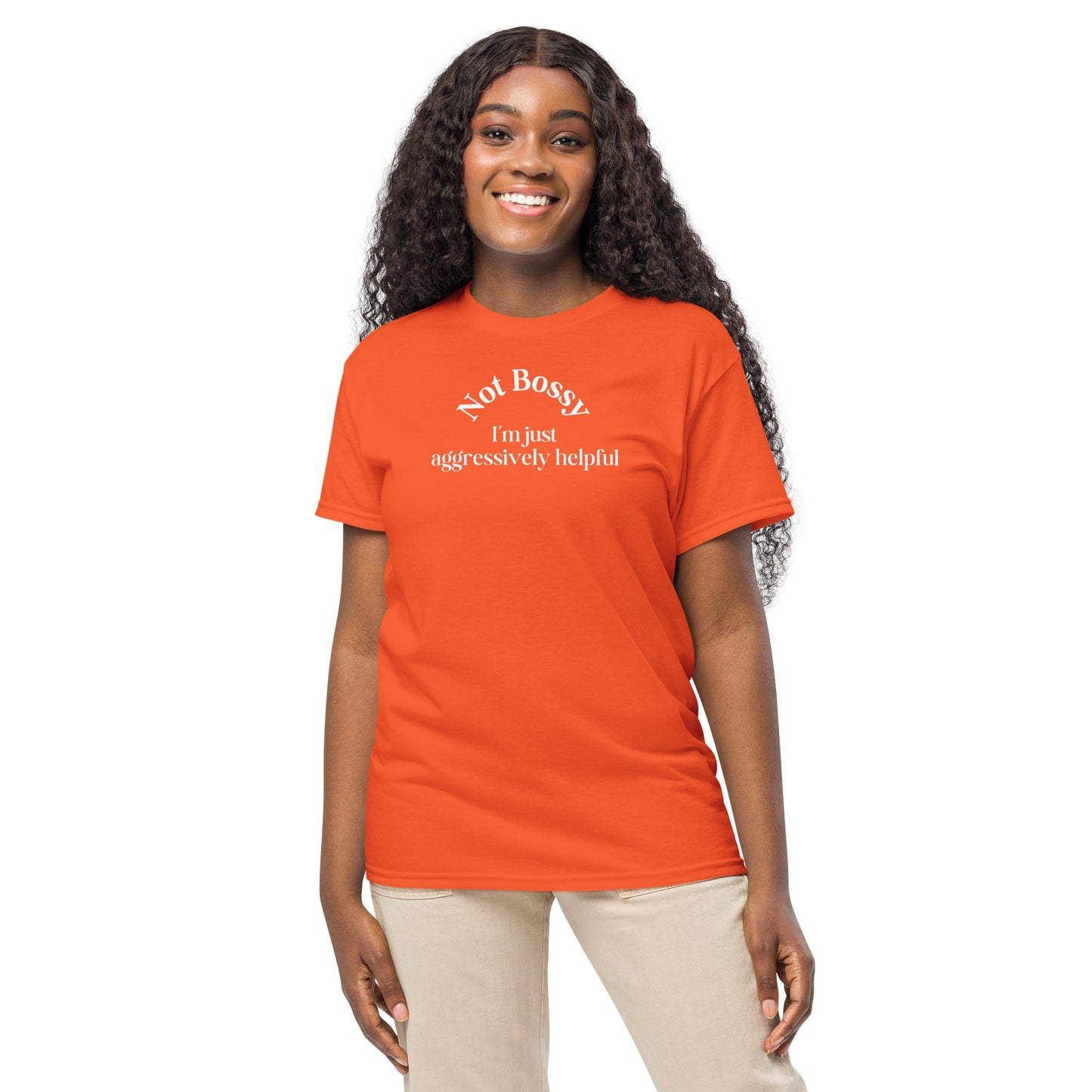 Bossy GIrl I'm Not Bossy I'm Aggressively Helpful DryBlend® Tee by EraofInk