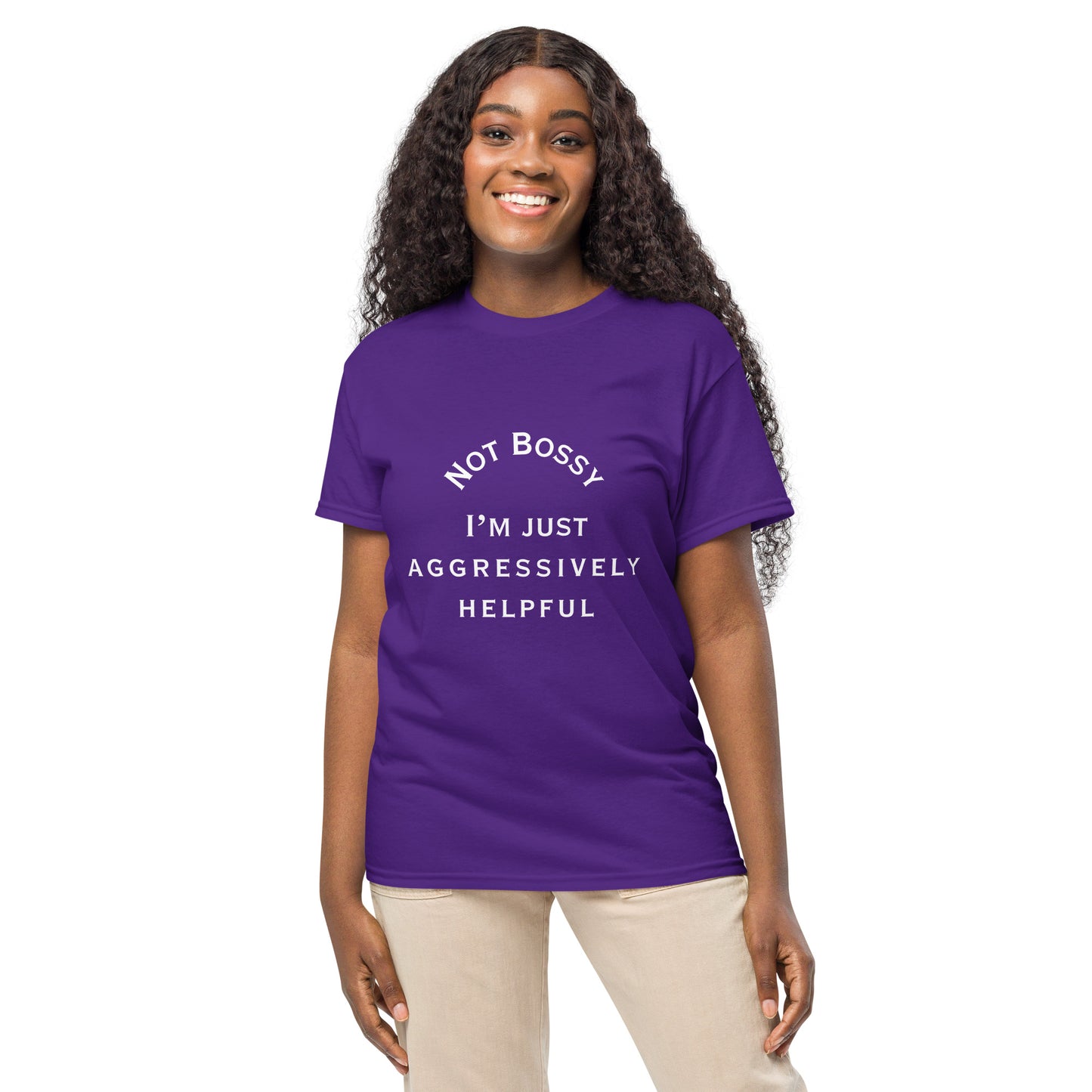 Not Bossy I'm Just Aggressively Helpful DryBlend® Tee by EraofInk