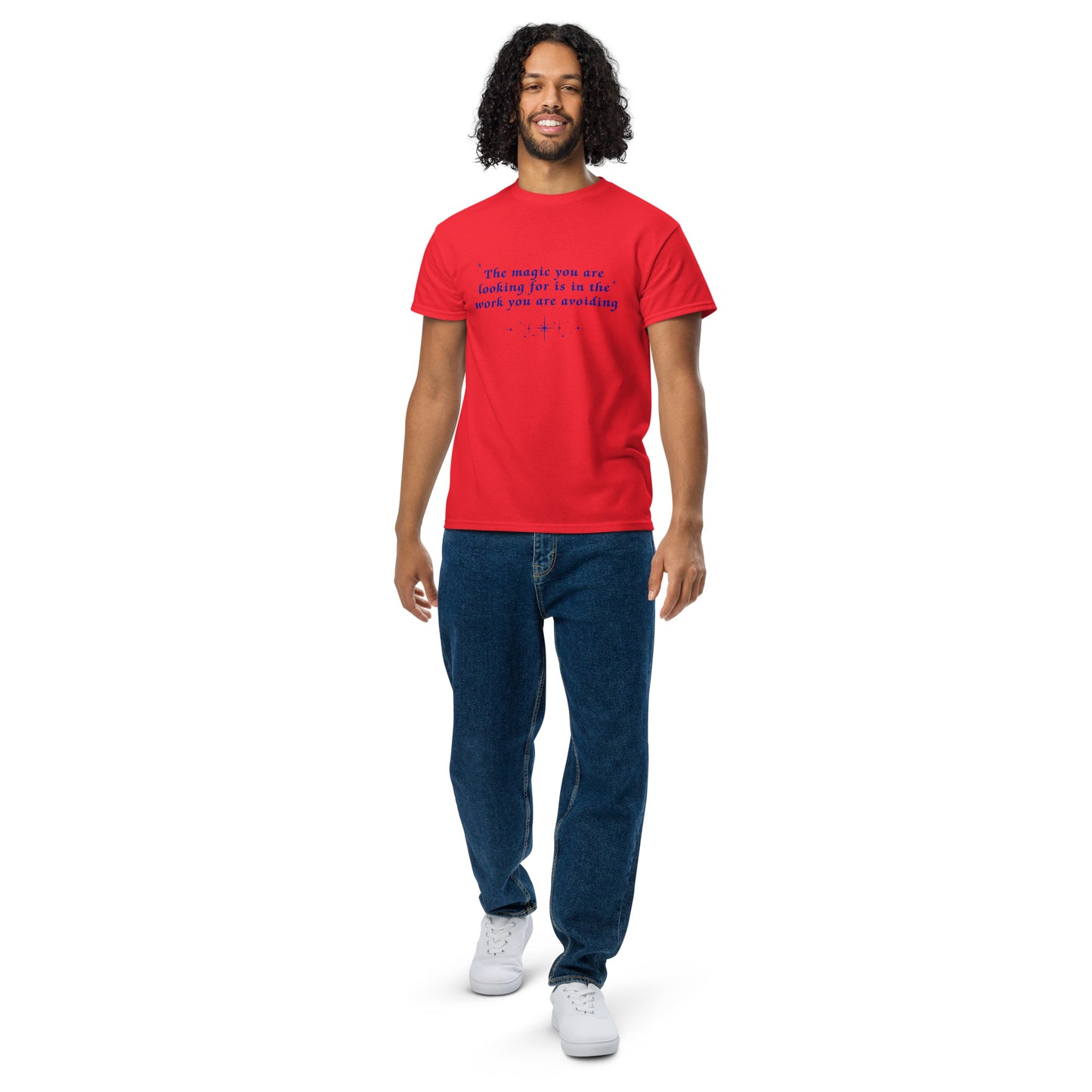 The Magic You Are Looking For is in the Work You Are Avoiding - DryBlend® Tee by RecreatingKrista