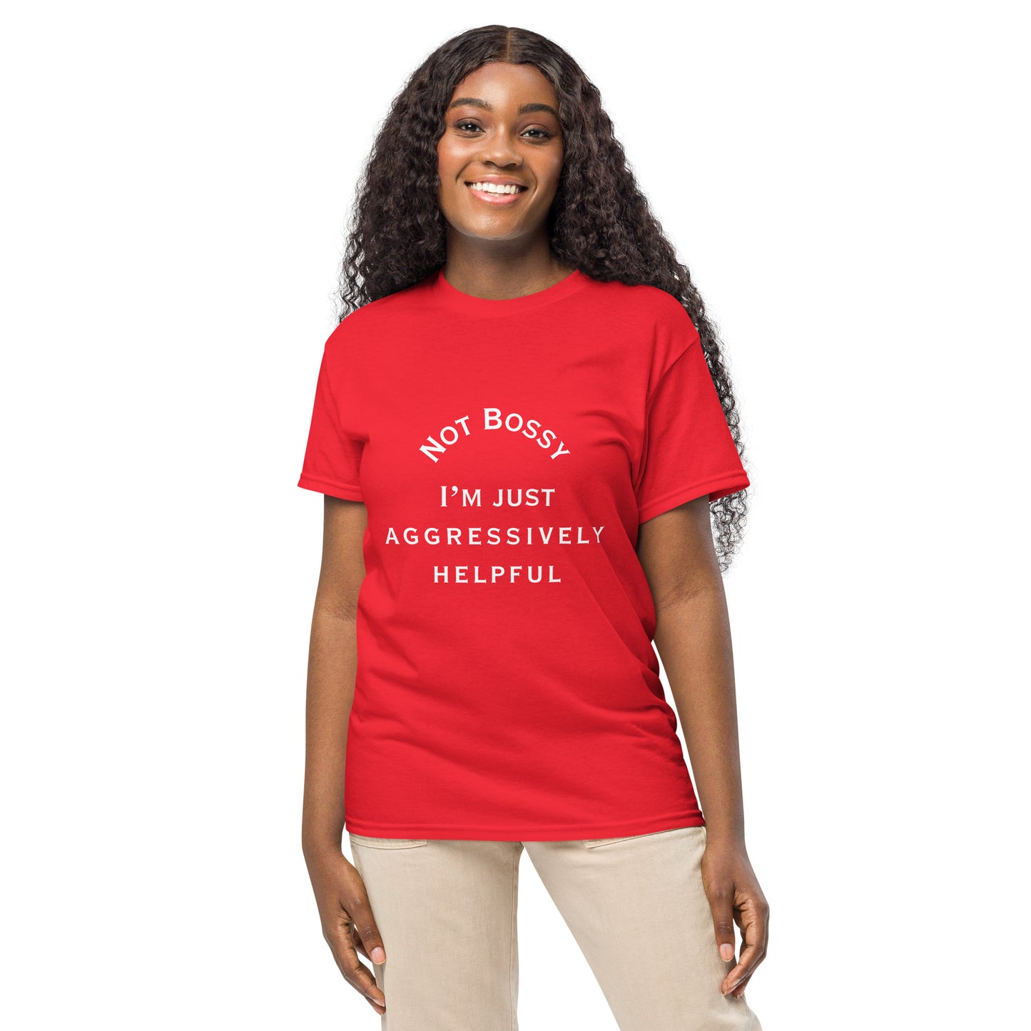 Not Bossy I'm Just Aggressively Helpful DryBlend® Tee by EraofInk
