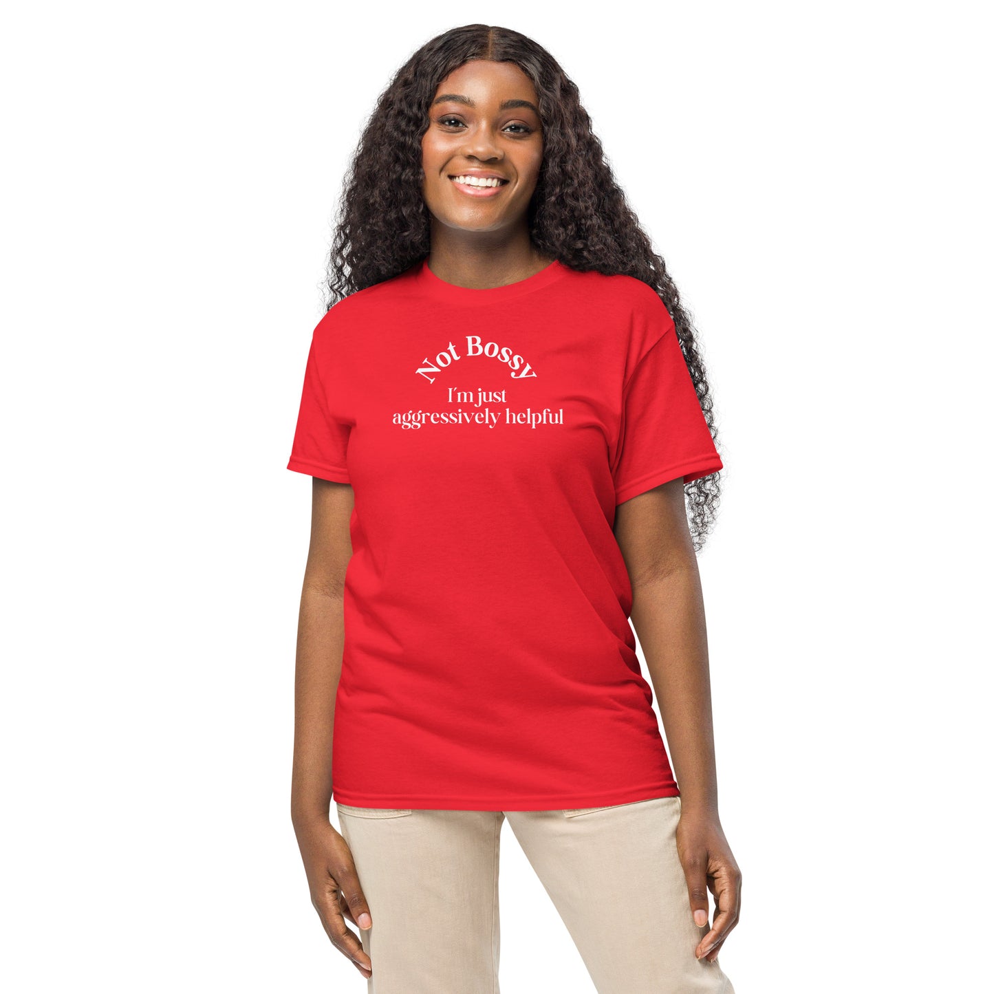 Bossy GIrl I'm Not Bossy I'm Aggressively Helpful DryBlend® Tee by EraofInk