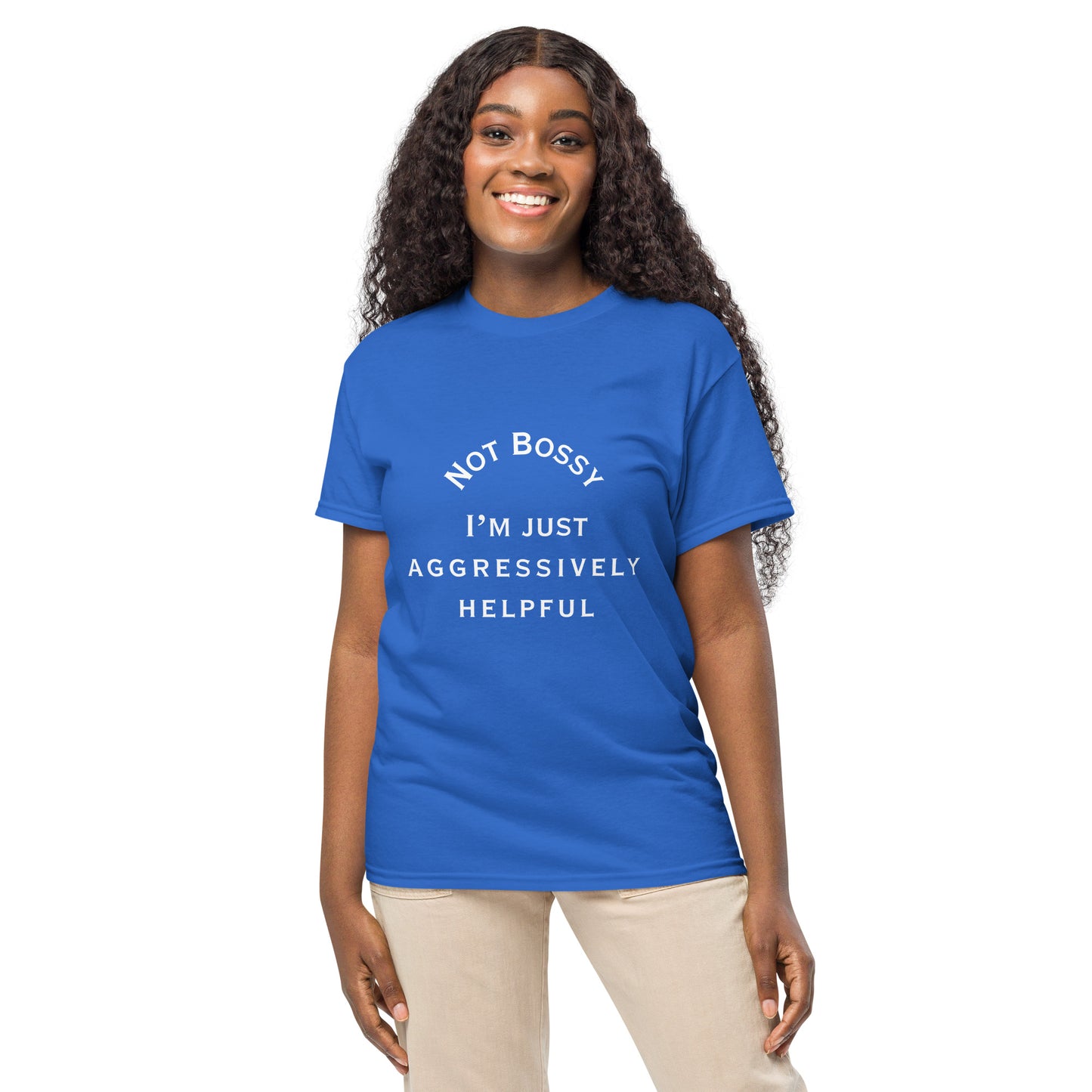Not Bossy I'm Just Aggressively Helpful DryBlend® Tee by EraofInk