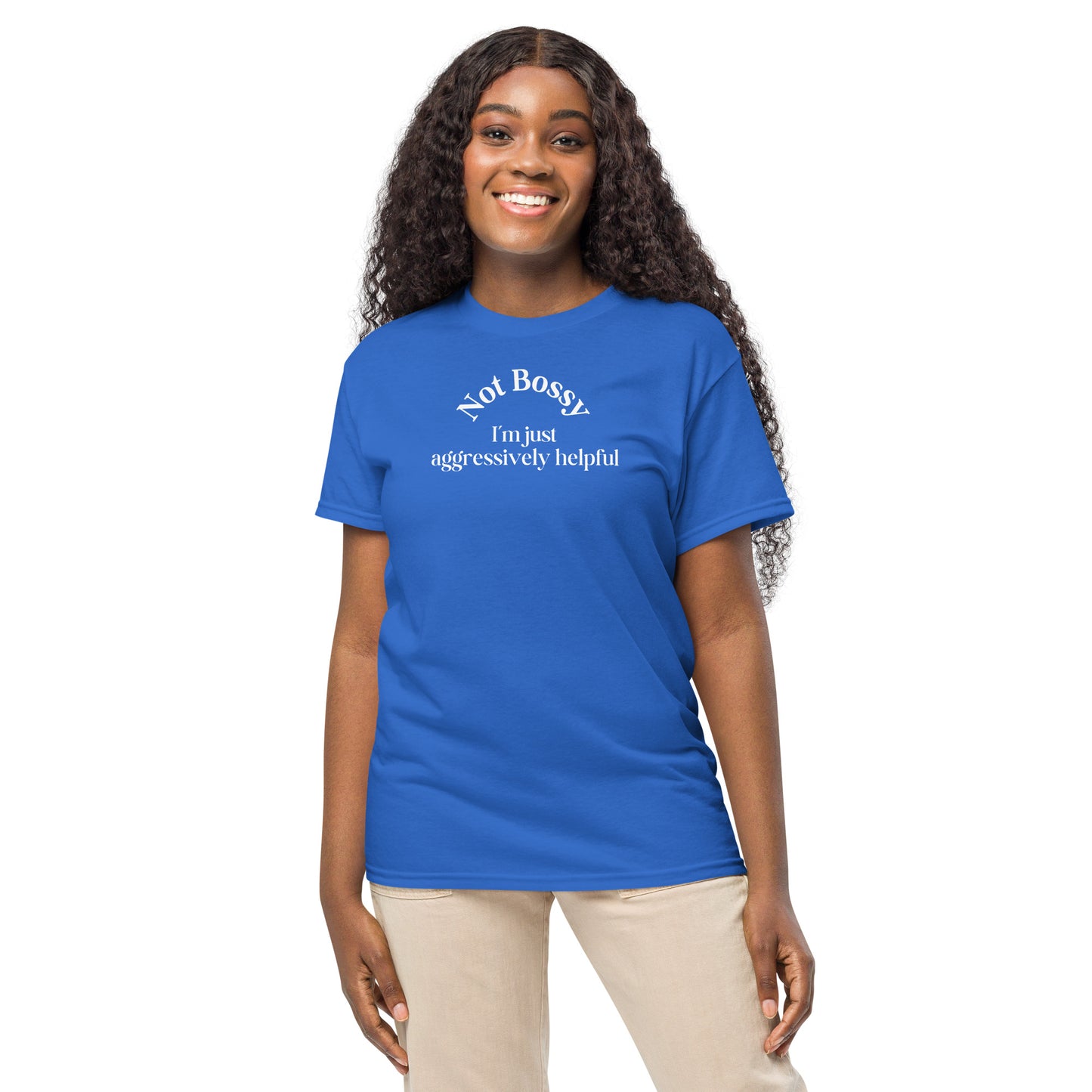 Bossy GIrl I'm Not Bossy I'm Aggressively Helpful DryBlend® Tee by EraofInk