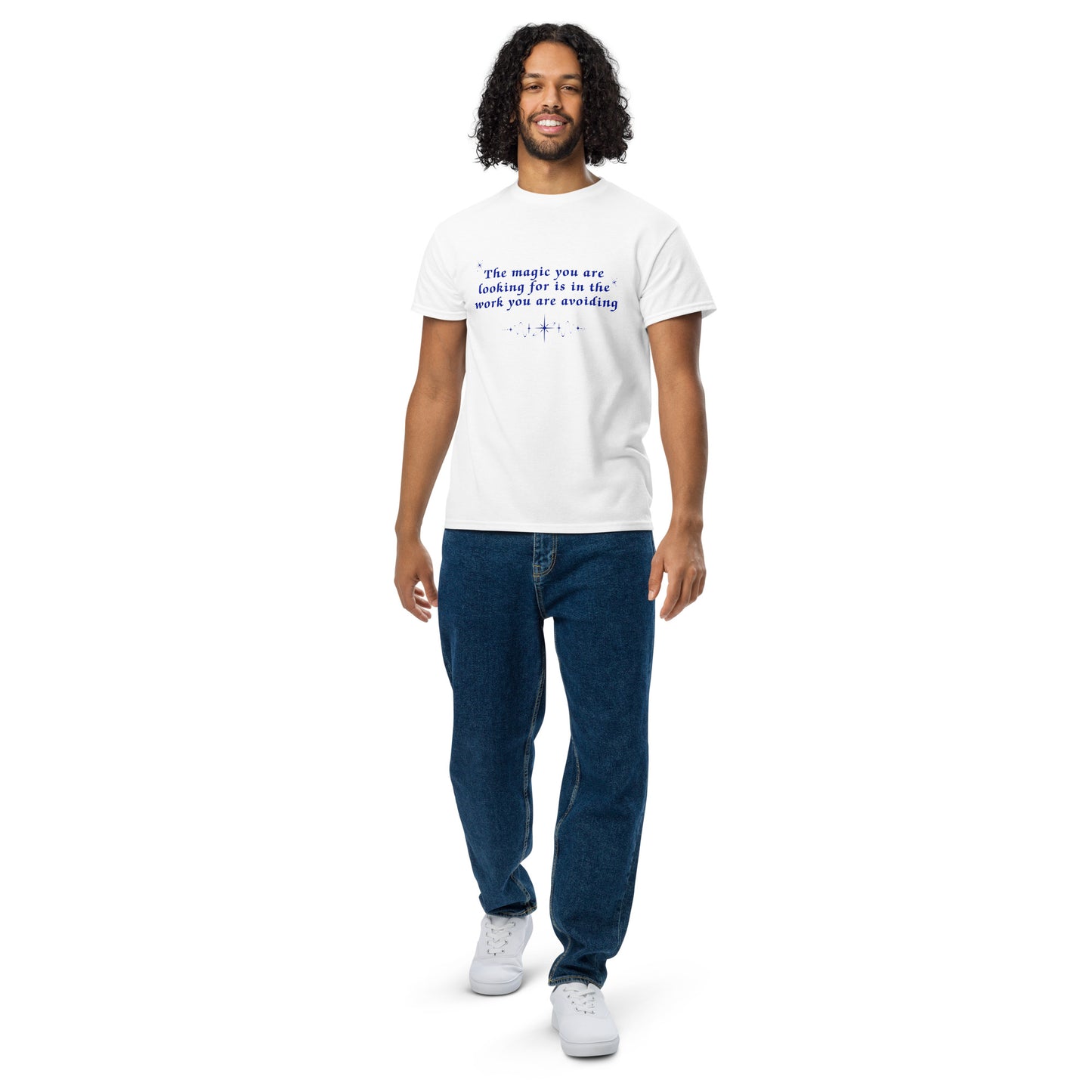 The Magic You Are Looking For is in the Work You Are Avoiding - DryBlend® Tee by RecreatingKrista
