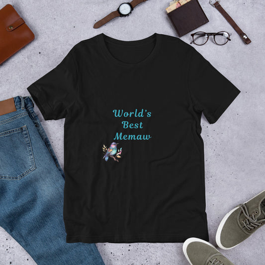 World's Best Memaw - Unisex t-shirt - by RecreatingKrista