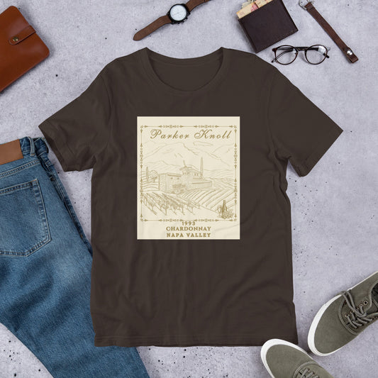 Parker Knoll Chardonnay Vineyard Napa Valley Unisex Tee by EraofInk