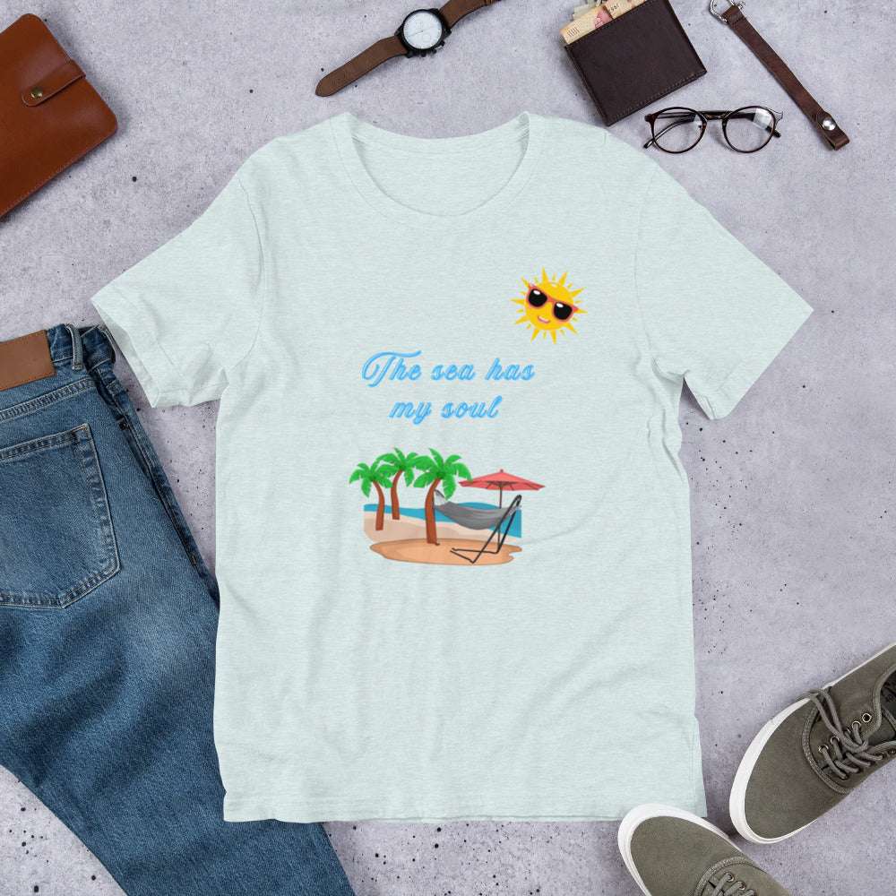 The sea has my soul - Unisex t-shirt - by RecreatingKrista