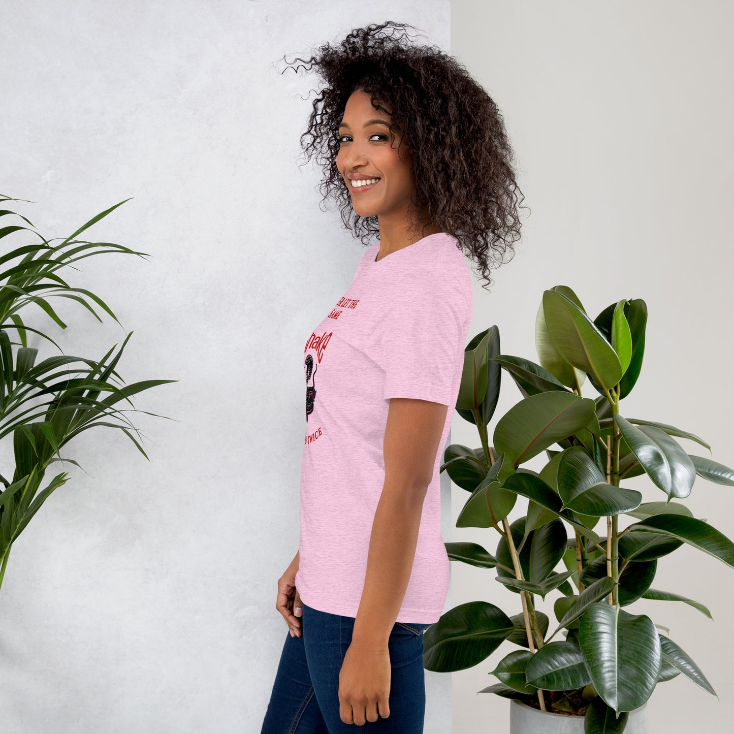 Never let the same snake bite your twice - Unisex t-shirt - by RecreatingKrista