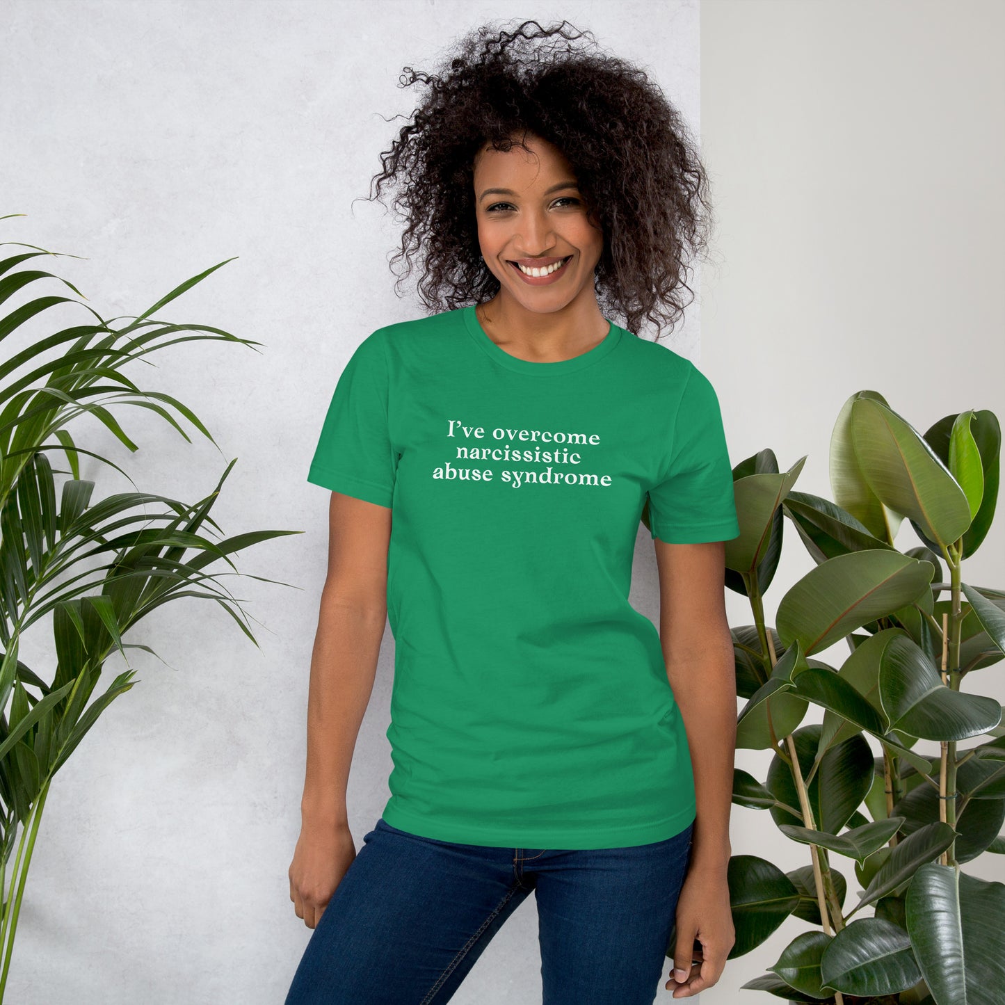 I've Overcome Narcissist Abuse Syndrome Unisex Tee by RecreatingKrista