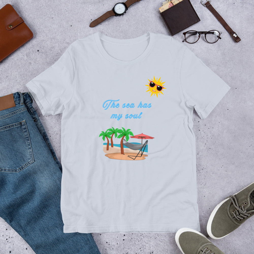 The sea has my soul - Unisex t-shirt - by RecreatingKrista