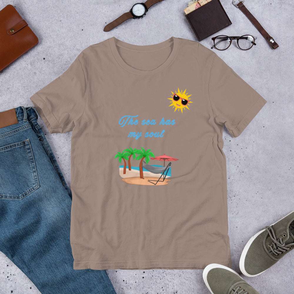 The sea has my soul - Unisex t-shirt - by RecreatingKrista