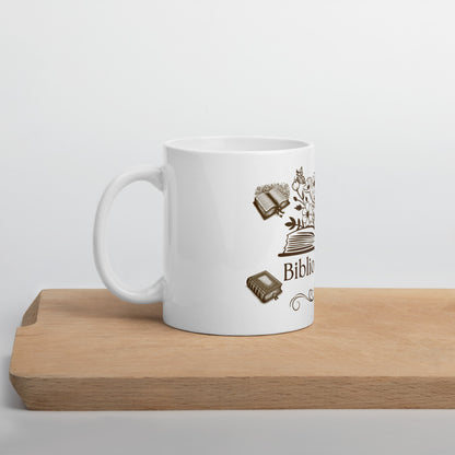 Bibliomaniac Mug for Book Lovers by EraofInk
