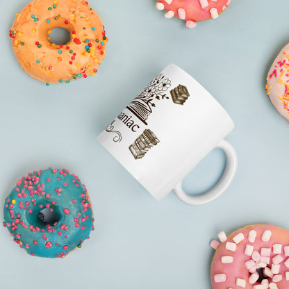 Bibliomaniac Mug for Book Lovers by EraofInk