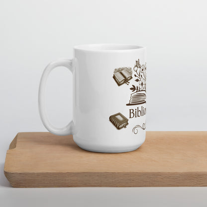 Bibliomaniac Mug for Book Lovers by EraofInk