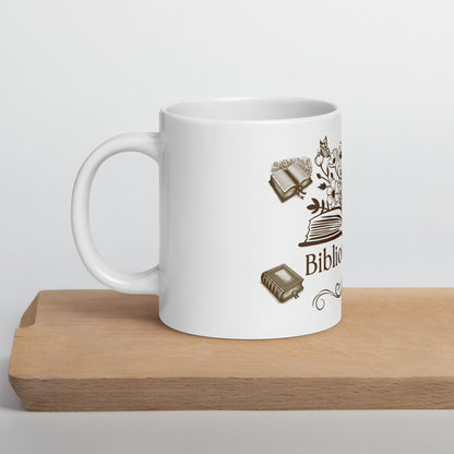 Bibliomaniac Mug for Book Lovers by EraofInk
