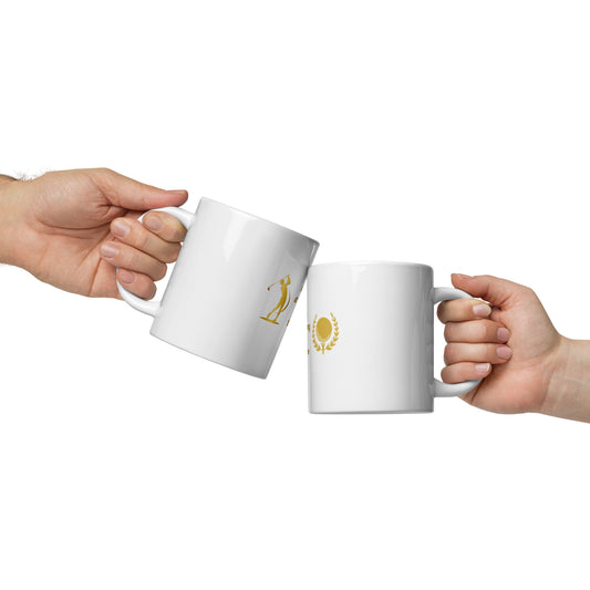 Golf Coffee Mug - I'm a Pro at Getting it in the Hole White Glossy Mug by EraofInk