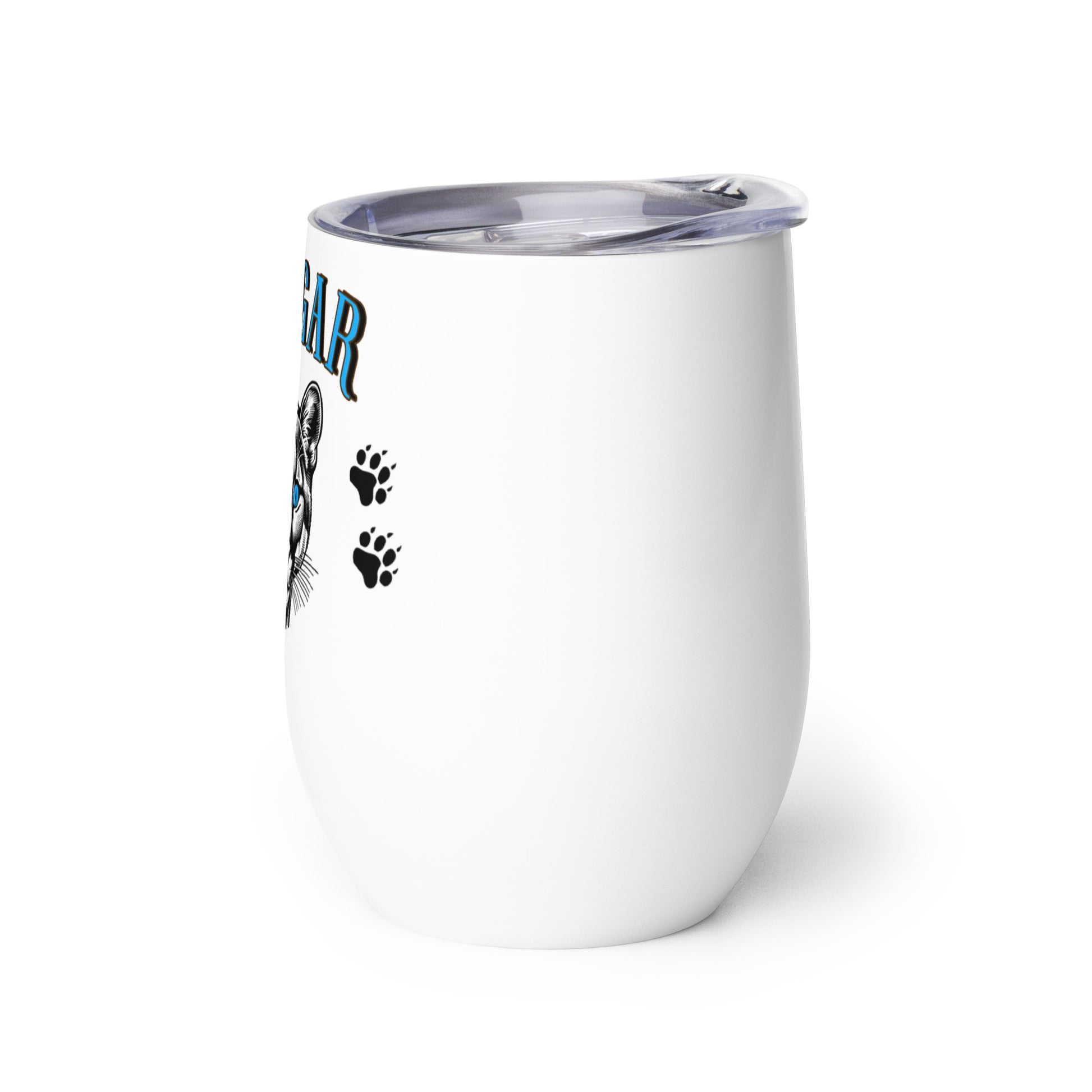 Cougar Wine tumbler by EraofInk