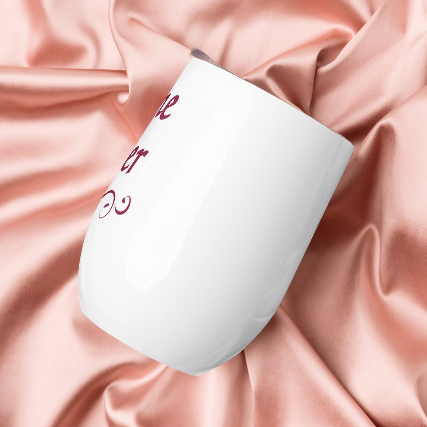Wine tumbler for a Wine Lover or Wine Connoisseur by EraofInk